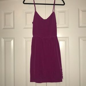 Fuschia Saks Off 5th brand 548 silk dress